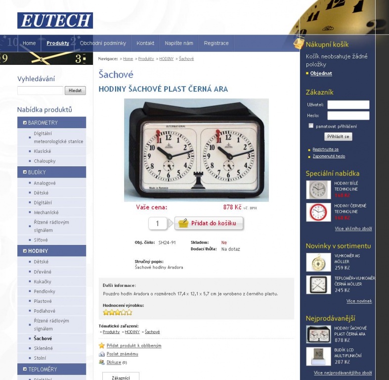 EUTECH a. s. - hodinybudiky.cz