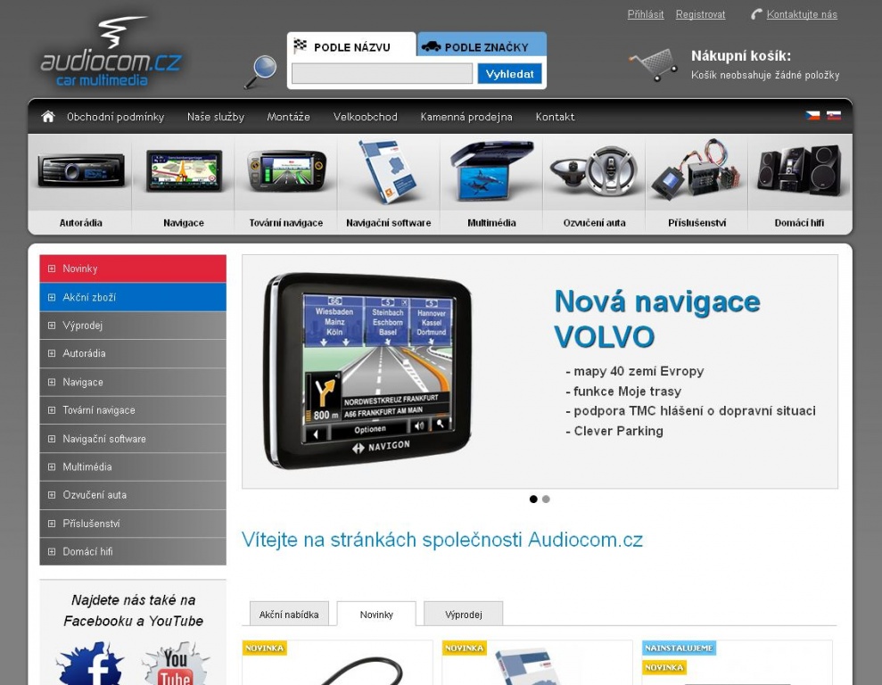 E-shop - Audiocom