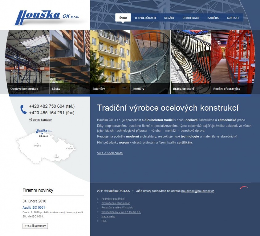 Výrobce ocelových konstrukcí