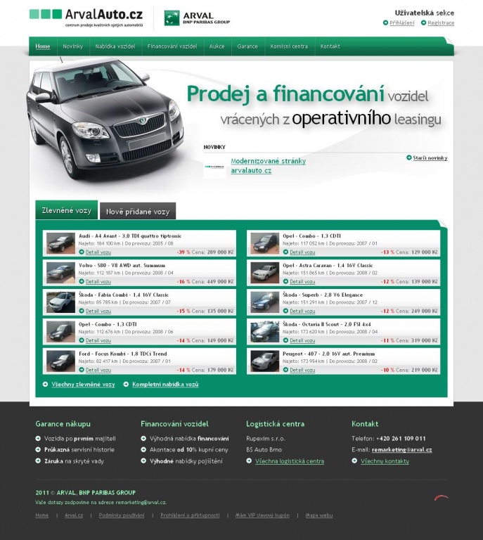Nové Arvalauto.cz Nové Arvalauto.cz