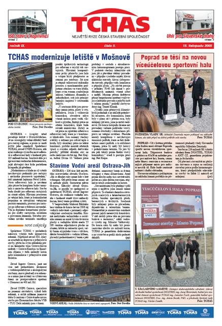 Zpravodaj skupiny Tchas a.s. Zpravodaj skupiny Tchas a.s.